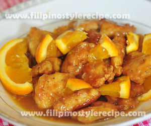 Orange Chicken Filipino Style Recipe