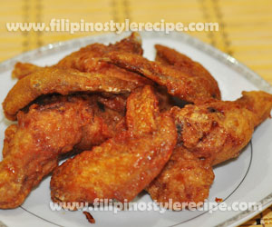 Hot And Spicy Chicken Wings Filipino Style Recipe