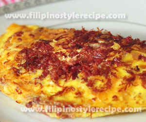 Corned Beef Omelet Filipino Style Recipe