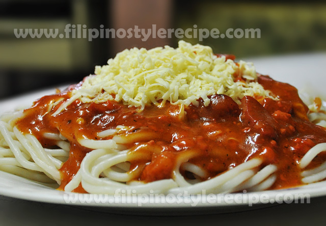 Meaty Spaghetti RecipeFilipino Style Recipe Filipino Style Recipe