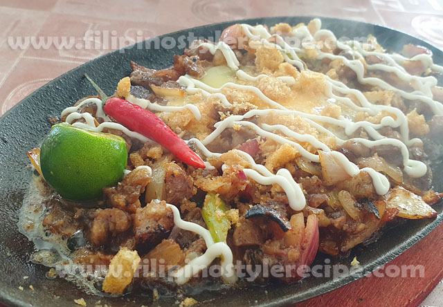 crispy pork sisig recipe